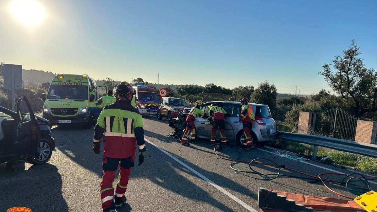 Dos heridas una de ellas grave tras colisionar sus vehículos en Mejorada