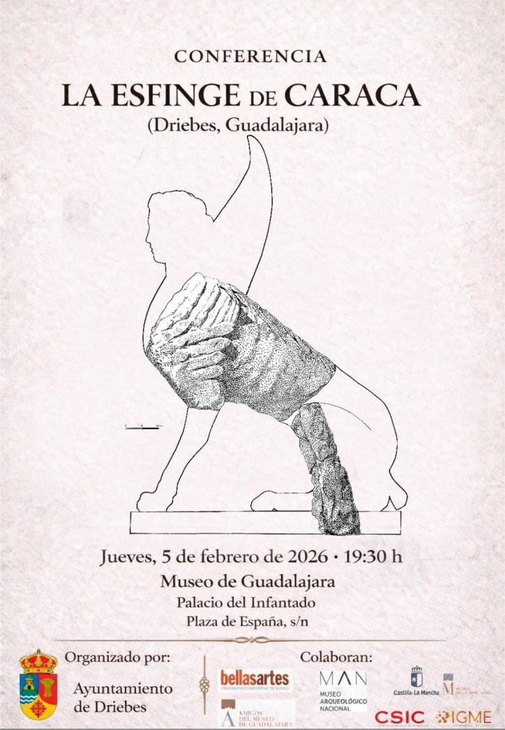 Recreación de la esfinge de Caraca, Driebes (Guadalajara)