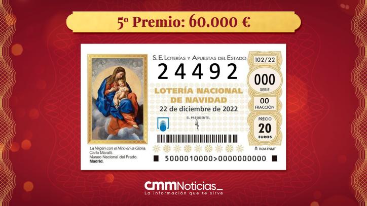 24492, quinto premio que también pasa de largo en Castilla-La Mancha