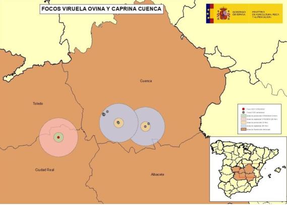 Son tres los focos que se mantienen activos en Castilla-La Mancha.