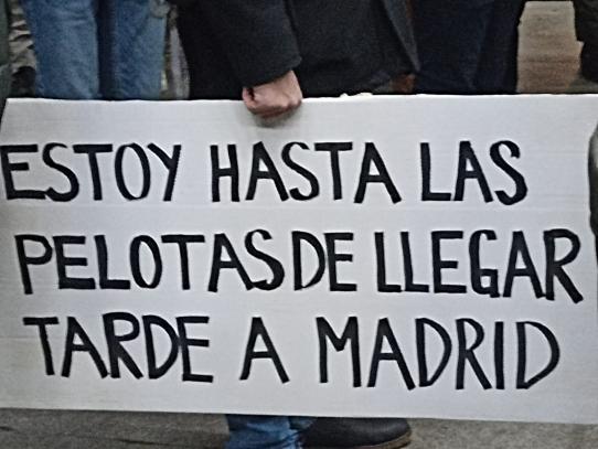Protesta Avant Ciudad Real - Madrid