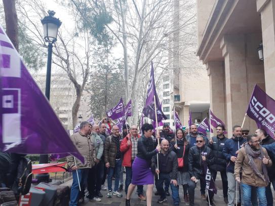 Concentración sindical Albacete