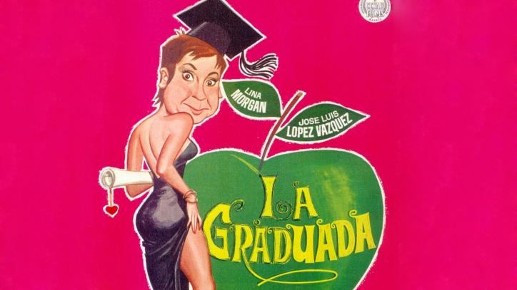 Cartel de la película "La Graduada" con Lina Morgan