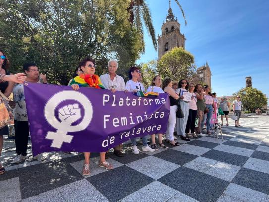 Integrantes de la Plataforma Feminista de Talavera.