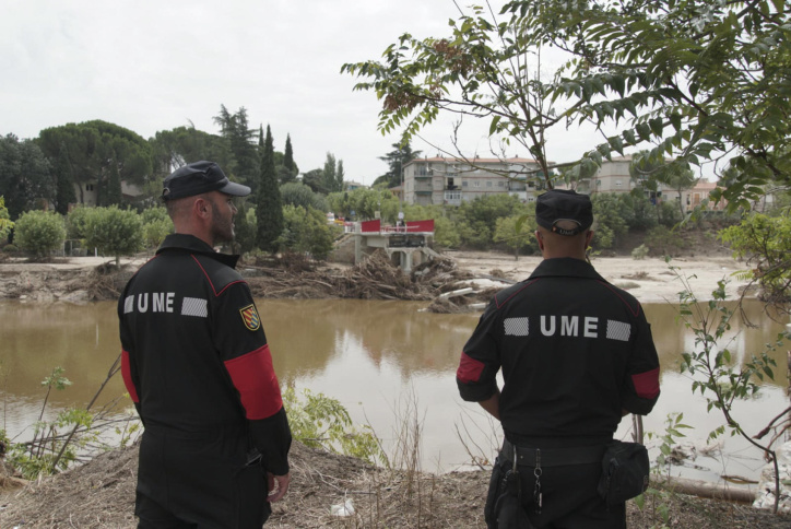 Efectivos de la Unidad Militar de Emergencias (UME)