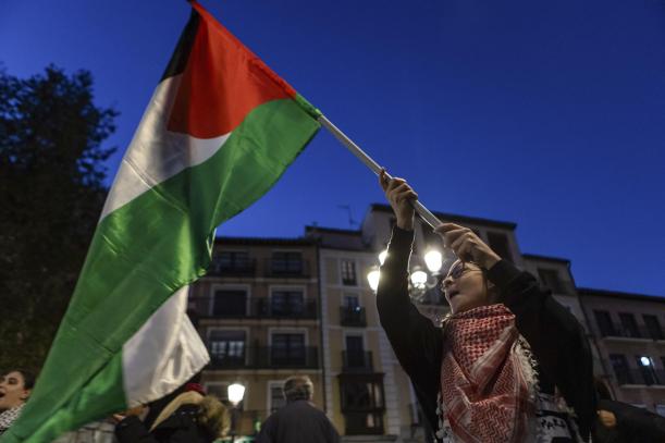 Los manifestantes han mostrado su rechazo ante la guerra entre Israel y Palestina.