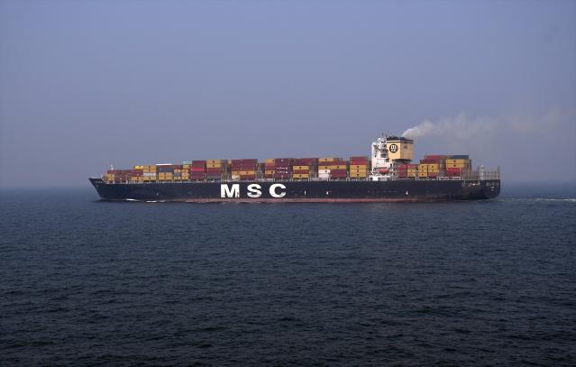 November 3, 2023, Mumbai, India: Cargo vessel of Mediterranean Shipping Company (MSC) is seen carrying cargo on the water of Arabian sea in Mumbai.
Europa Press/Contacto/Ashish Vaishnav
(Foto de ARCHIVO)
03/11/2023