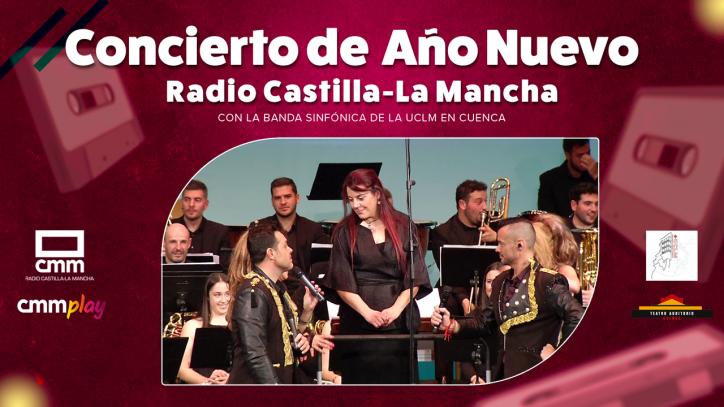 Rebobinando, el concierto de Año Nuevo de Radio Castilla-La Mancha con la Banda Sinfónica de la UCLM de Cuenca.