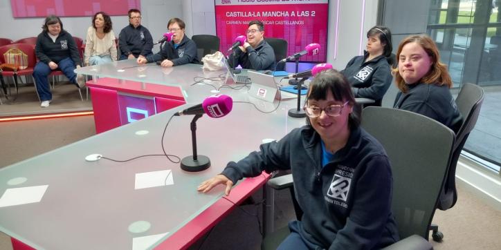 La Asociación Down Toledo en su visita por Radio Castilla-La Mancha