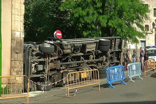 El accidente ha tenido lugar a las 08:35 horas de este martes