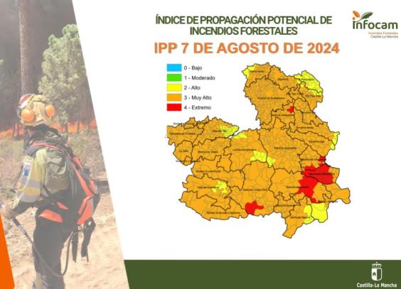 Mapa de IPP este 7 de agosto de 2024