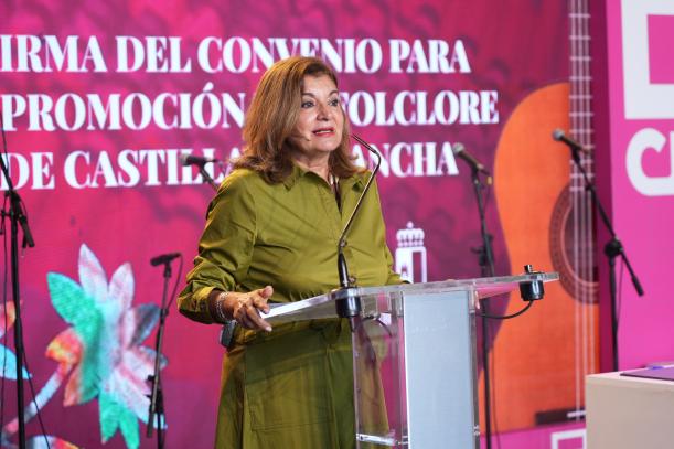 Carmen Amores, Directora General de CMM, ha destacado el papel de la radiotelevisión regional como enlace entre el pasado y el futuro.