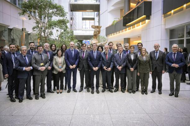 Fotografía de familia de la delegación española en el Comité de las Regiones