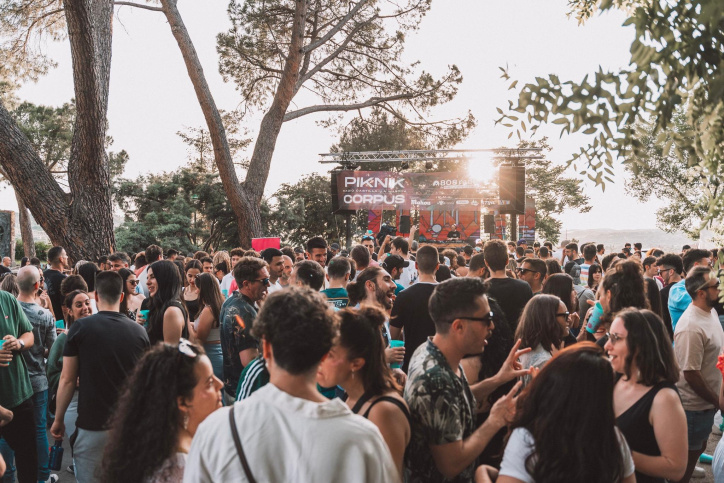 Festival Piknik 808 de Radio Castilla-La Mancha durante la edición del año pasado.