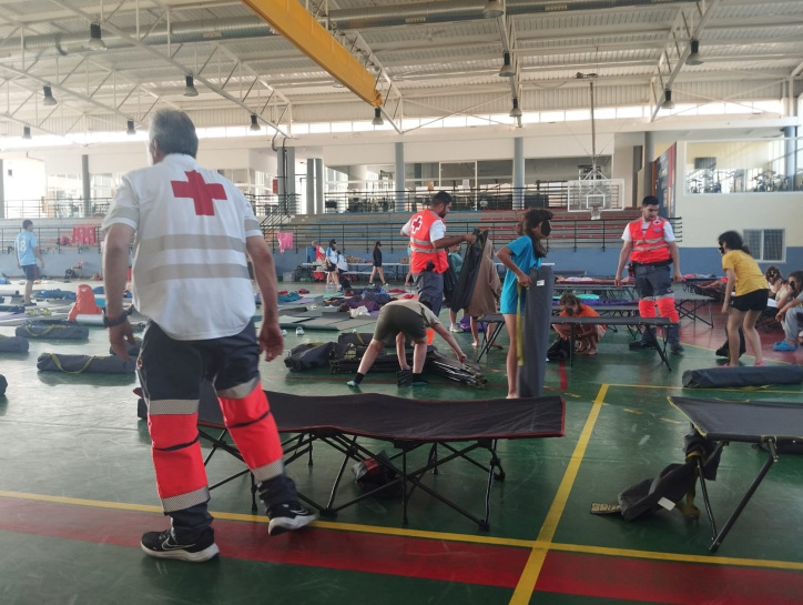 Evacuado un campamento con 80 niños en Sigüenza (Guadalajara) tras una fuerte tormenta