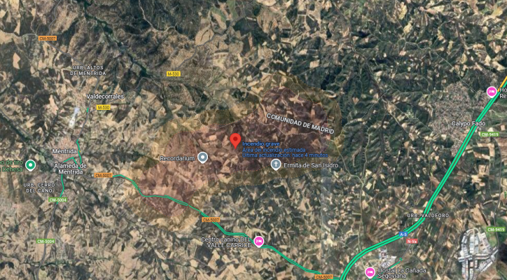 Incendio de Méntrida (Toledo)(17/07/2025)