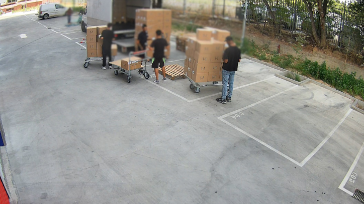 Mercancía sustraída de los camiones.