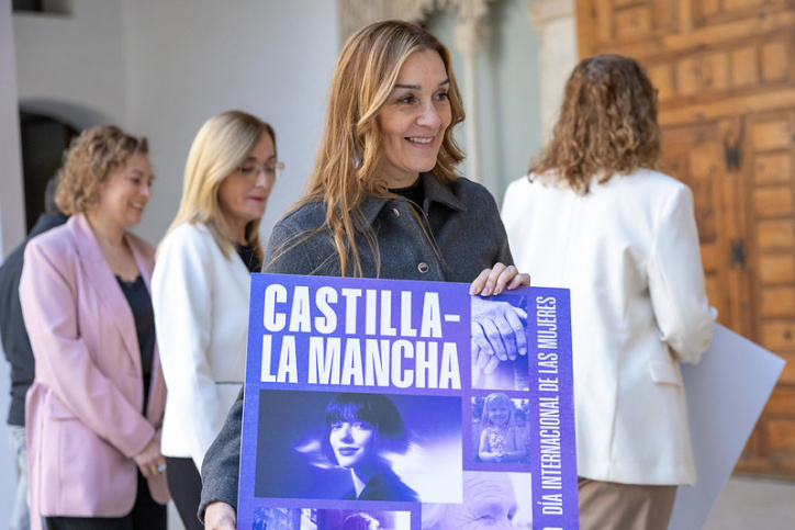Con M de Mujeres, lema de la campaña institucional del 8M en Castilla-La Mancha.