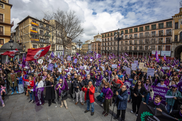 TOLEDO, 08/03/2026.- Manifestación por el Día Internacional de la Mujer en Toledo