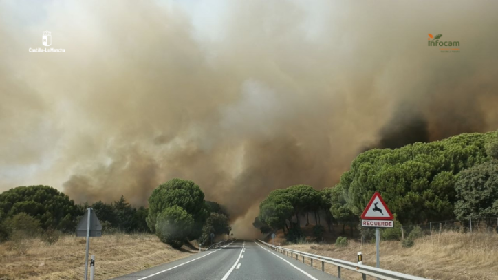Incendio en Almorox (Toledo)