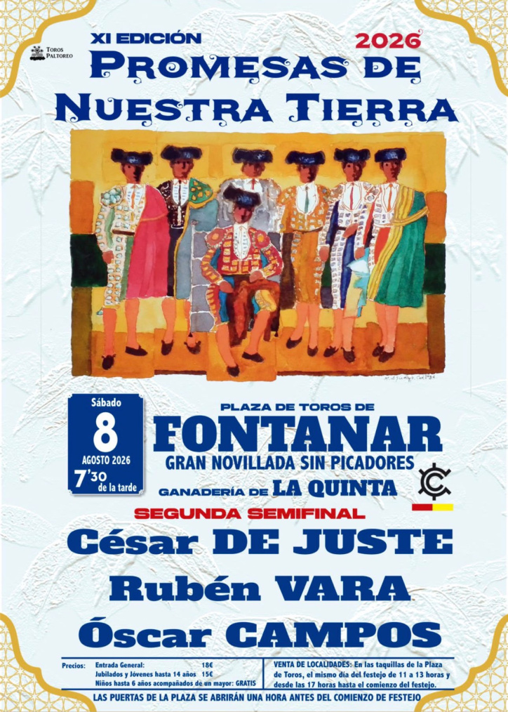 El certamen taurino Promesas de Nuestra Tierra se puede seguir y disfrutar en directo en la televisión regional.