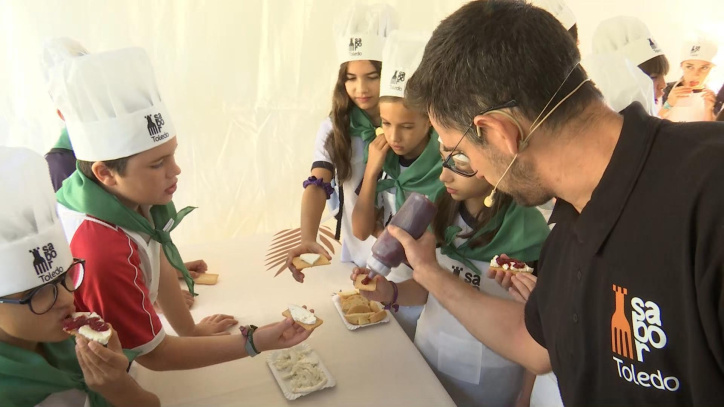 Taller para niños enmarcado dentro de Sabor Toledo