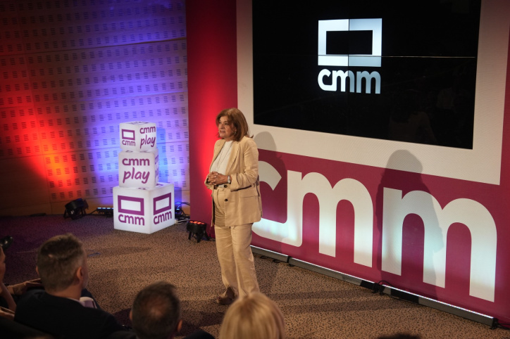 La directora general de CMM, Carmen Amores, en la presentación de la nueva temporada