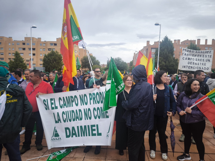 Manifestantes en Toledo.