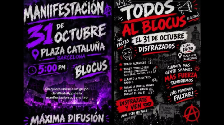 Carteles de convocatorias juveniles similares a las de Barcelona y Bilbao