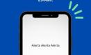 Grafismo del los mensajes de prueba del sistema de alertas a teléfonos móviles ES-Alert