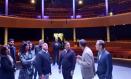 El ministro de Exteriores, José Manuel Albares, visitando el Teatro Circo de Albacete
