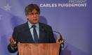 Rueda de prensa de Carles Puigdemont, líder catalán