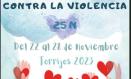 Cartel del programa con motivo del 25N de Torrijos, que omite la palabra contra las mujeres.