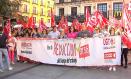 Protestas sindicales a favor de la reducción de la jornada laboral