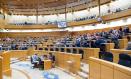 (Foto de ARCHIVO)
Aplausos durante una sesión plenaria en el Senado, a 29 de septiembre de 2026, en Madrid (España). La oposición debatirá una moción sobre la Ley de Memoria Democrática y una propuesta de comisión sobre Ceuta. Además, diversas comisiones analizarán iniciativas sobre inclusión laboral por discapacidad, nacionalidad saharaui y la prohibición de las terapias de conversión.

Jesús Hellín / Europa Press
29/9/2026