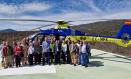 La helisuperficie de Campillo de Ranas ha sido la última en incorporarse a la red de transporte sanitario aéreo del SESCAM.