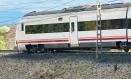 Descarrilamiento de un tren en Almansa (Albacete)