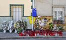 Homenaje vecinal a los jóvenes atropellados en Argamasilla de Alba.