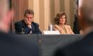 La presidenta del Consejo de Estado, Carmen Calvo, y el presidente de Castilla-La Mancha, Emiliano García-Page, durante la inauguración de las XXIII Jornadas Nacionales de la Función Consultiva, en el Hotel Eurostars Palacio de Buenavista, a 26 de septiembre de 2024, en Toledo, Castilla-La Mancha (España). Las jornadas, organizadas por el Consejo Consultivo de Castilla-La Mancha, se celebran en Toledo hoy y mañana, 27 de septiembre. Durante las ponencias, se abordan temas como la incidencia de la inteligencia artificial en el ámbito jurídico, la calidad del procedimiento normativo y el principio de seguridad jurídica, así como la responsabilidad del contratista en las reclamaciones patrimoniales frente a la administración y la revisión de los actos administrativos en los procedimientos selectivos.

Juan Moreno / Europa Press
26 SEPTIEMBRE 2024;CONSEJO;CONSULTIVO;JURÍDICO;DEBATE;PONENCIAS;CHARLAS;JORNADAS
26/9/2024