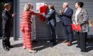 El presidente de Castilla-La Mancha, Emiliano García-Page, inaugura, en Guadalajara, el nuevo ´Centro Belén´ para familias sin hogar que gestiona Cáritas Diocesana.