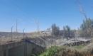 Inmediaciones del incendio en Malagón.