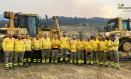 Efectivos del Infocam que han colaborado en labores de extinción de incendios forestales en Asturias, Castilla y León y Galicia