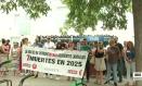 Manifestación en Albacete por los últimos cuatro accidentes laborales mortales ocurridos en agosto.