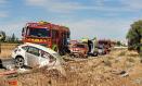 Muere una mujer de 67 años y otra resulta herida en un accidente de tráfico en Turleque