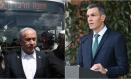 El primer ministro israelí, Benjamín Netanyahu, (ida.) y el presidente del Gobierno, Pedro Sánchez (dcha.)