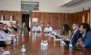 El consejero de Fomento se ha reunido con la Federación Regional de Taxis.