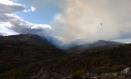 Imagen del incendio en El Pico del Lobo (Guadalajara) esta tarde de lunes 22 de septiembre