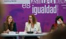 La consejera de Igualdad, Sara Simón, durante la reunión del Consejo Regional de la Mujer.