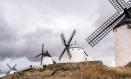 Molinos de viento en Consuegra, Toledo.