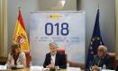 La subsecretaria del Ministerio de Interior, Susana Crisótomo Sanz, el ministro del Interior, Fernando Grande-Marlaska, y el director de la DGT, Pere Navarro, presenta el teléfono 018 de atención a las víctimas de siniestros viales, en la  Dirección General de Tráfico, a 23 de abril de 2026, en Madrid (España). La DGT presenta este jueves el número de teléfono 018 pensado para atender a las víctimas en caso de siniestros viales. Es un número gratuito y válido en toda España y el objetivo es que se convierta en una nueva referencia para todas aquellas personas que sufran directa o indirectamente un accidente de tráfico.

Alejandro Martínez Vélez / Europa Press
23/4/2026